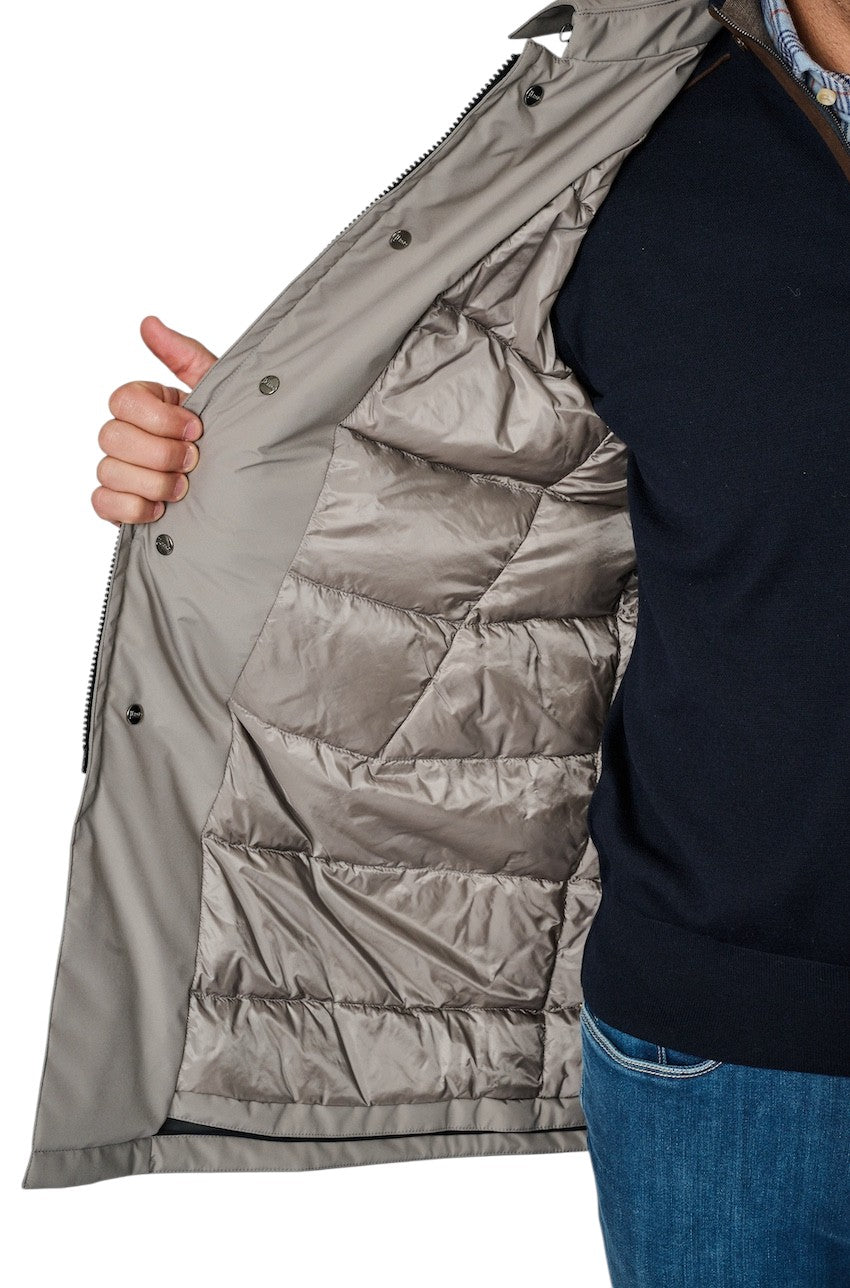 Herno Hommes parka homme gris