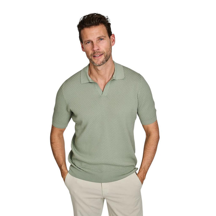 gran-sasso-men-polo-shirt-korte-mouwen-heren-groen-3