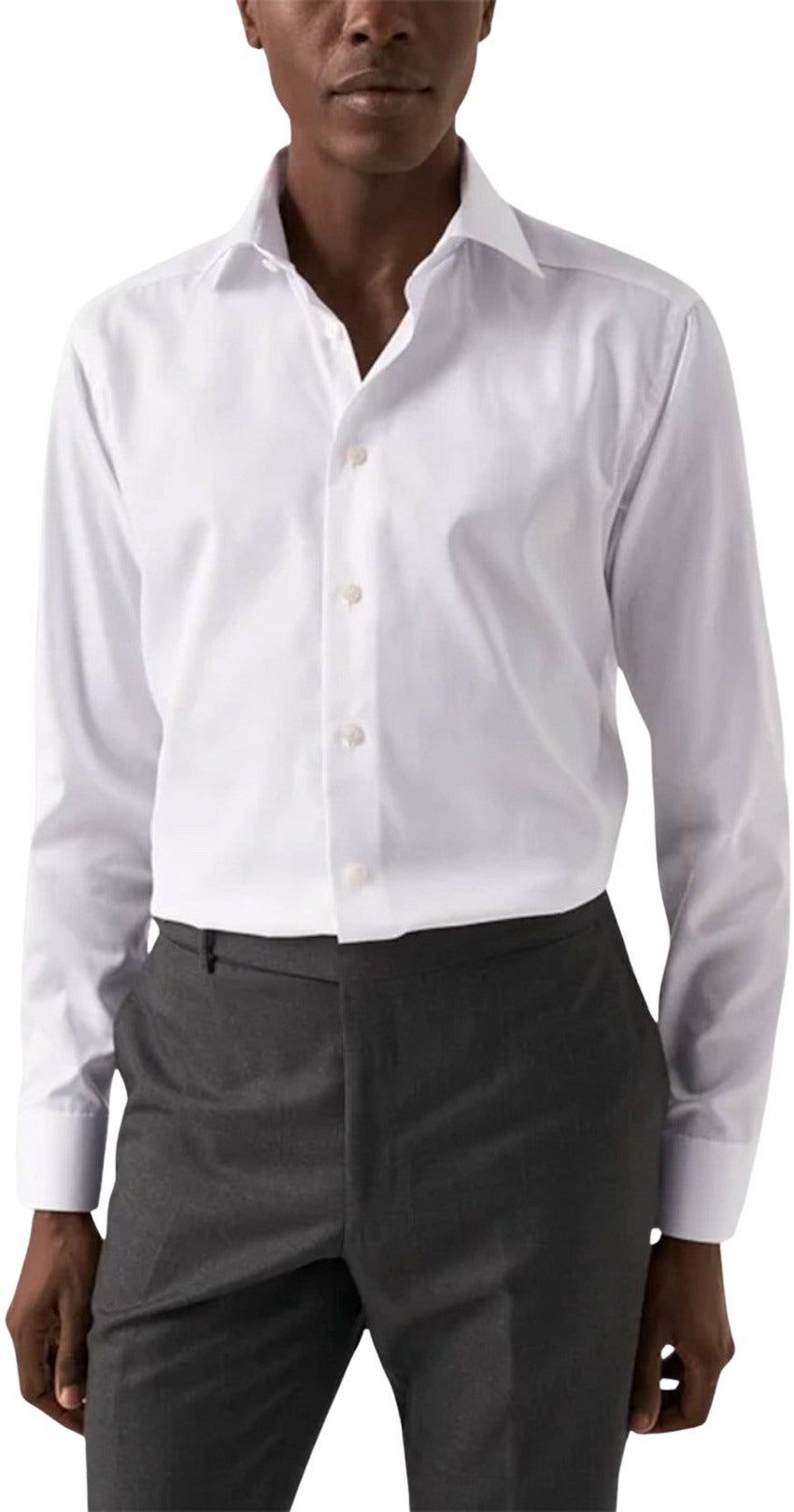 Eton hemd lange mouwen heren wit
