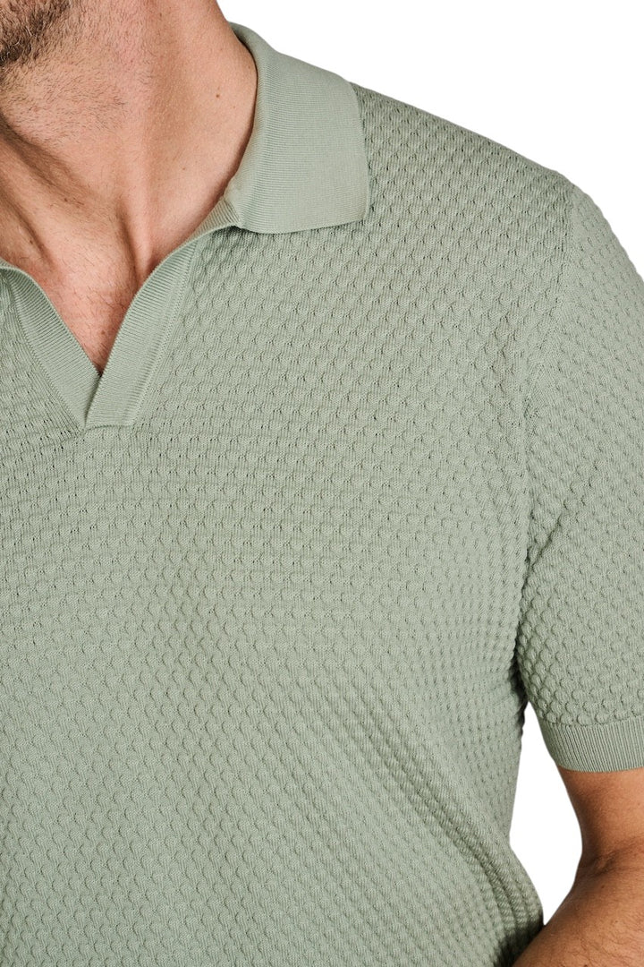 Gran Sasso Men polo shirt korte mouwen heren groen 58186/18162 466
