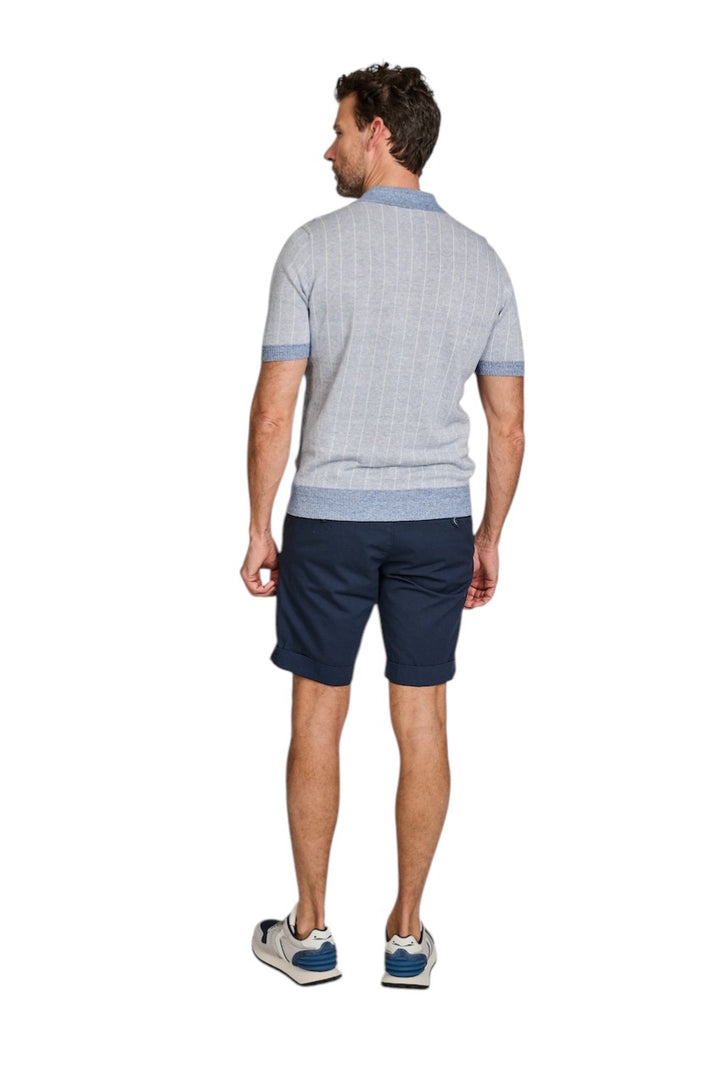 Gran Sasso Men polo shirt korte mouwen heren blauw 57116/18662 565