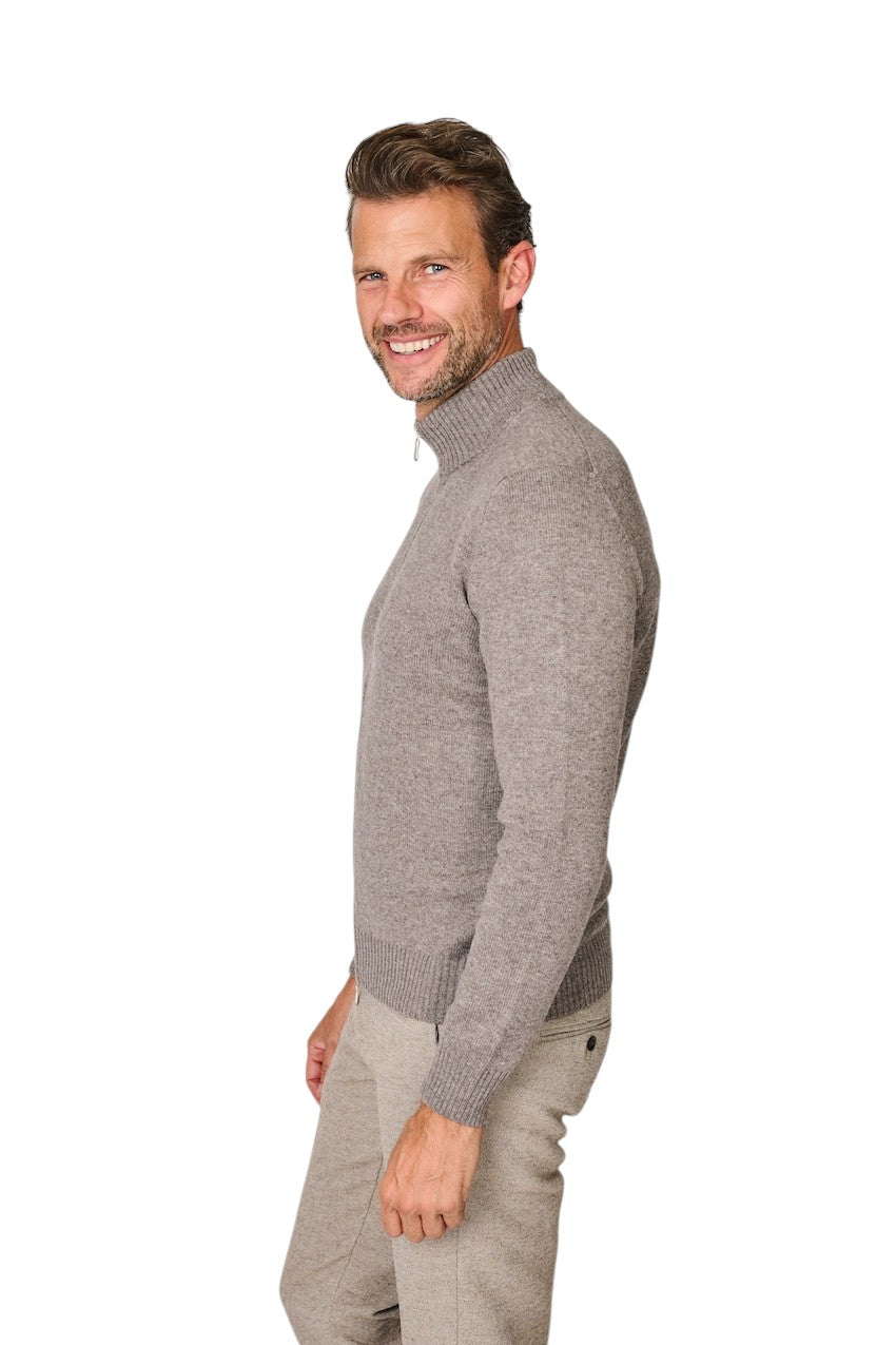 Gran Sasso Men gilet heren taupe 23123/19621 039