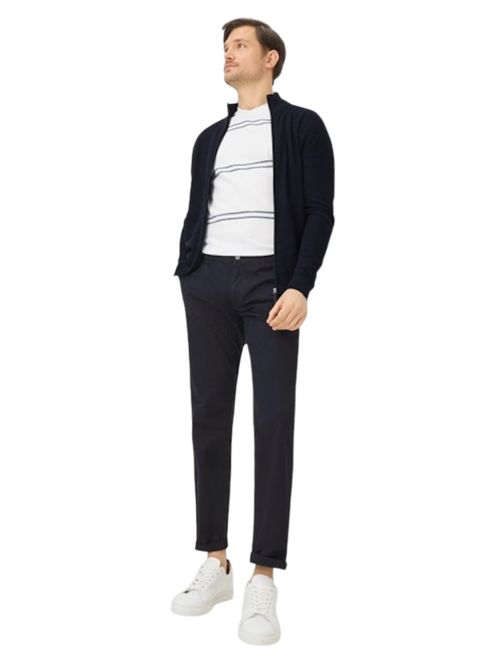 Brax Men sportieve broek heren marine FABIO 07-1642/23