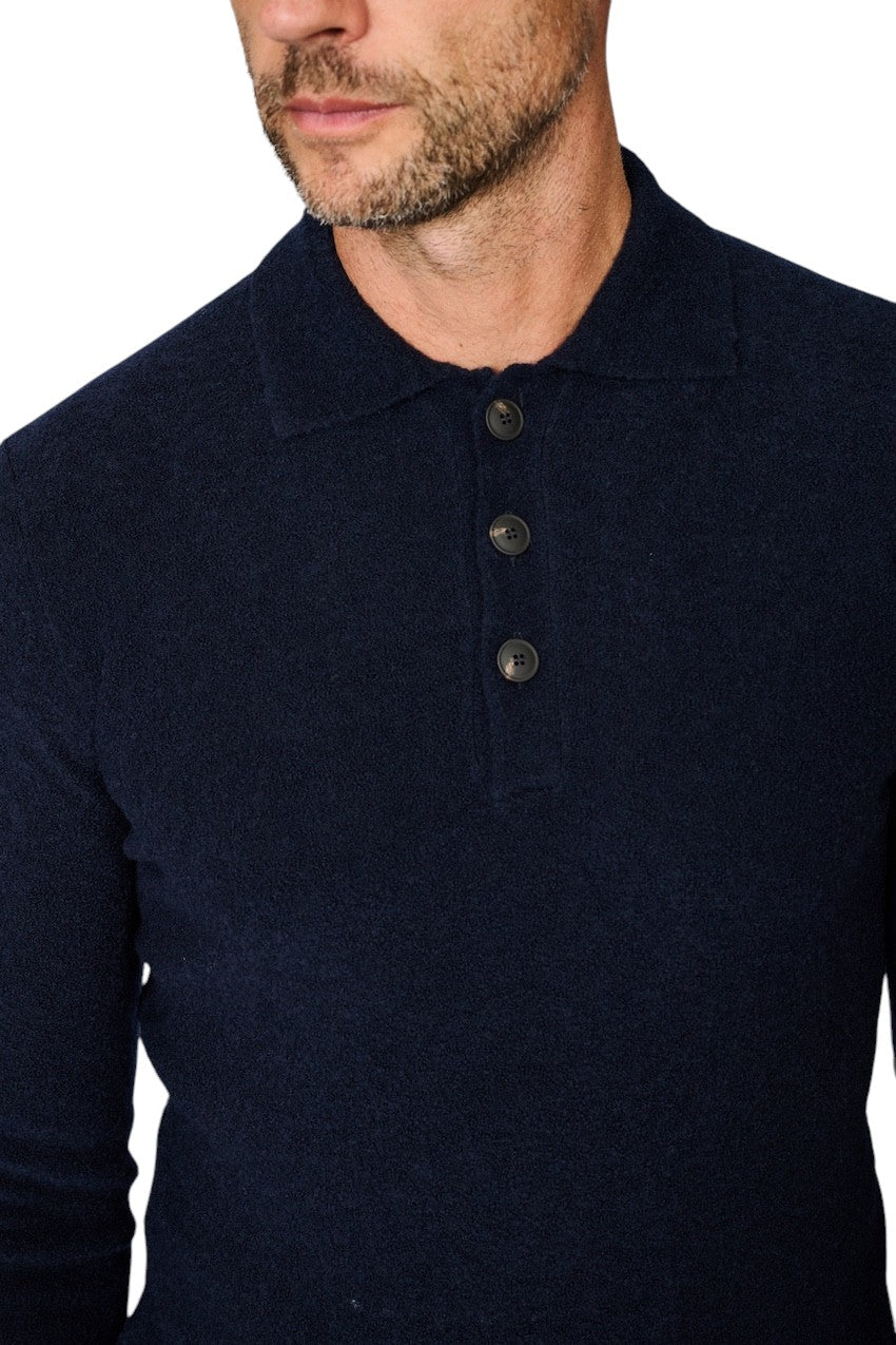 Gran Sasso Men polo shirt heren blauw 58162/24016 598