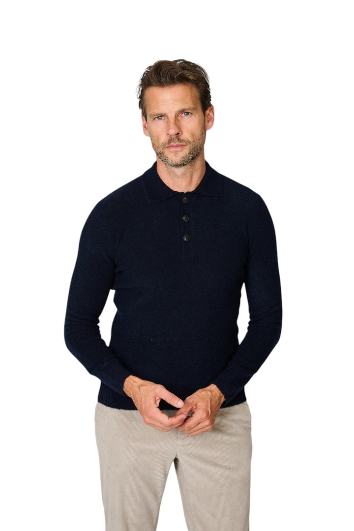 Gran Sasso Men polo shirt heren blauw 58162/24016 598