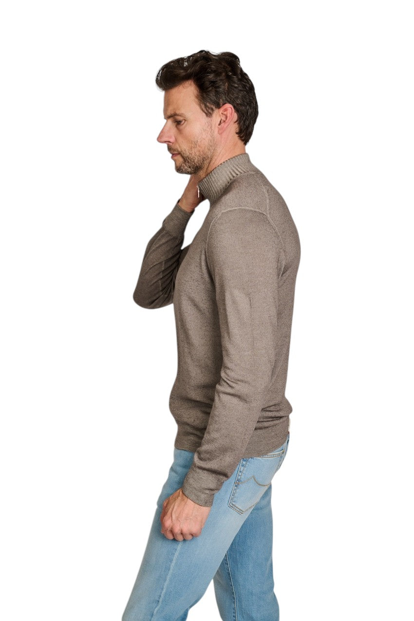 Gran Sasso Men gilet heren bruin 57198/28411 012