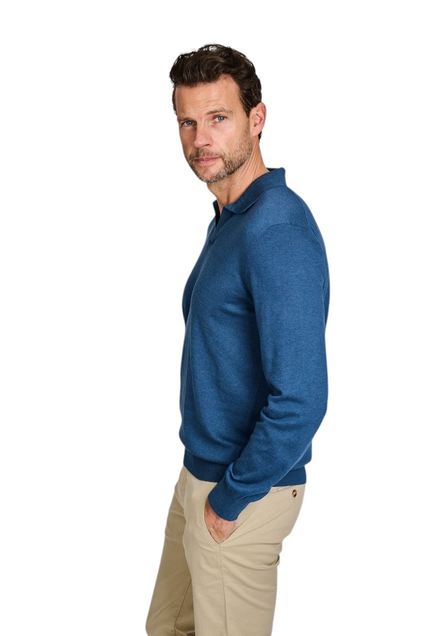Gran Sasso Men pull trui heren blauw 43189/29401 585