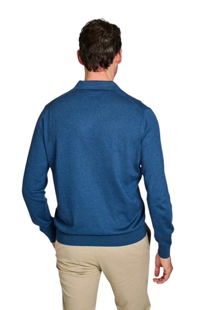 Gran Sasso Men pull trui heren blauw 43189/29401 585