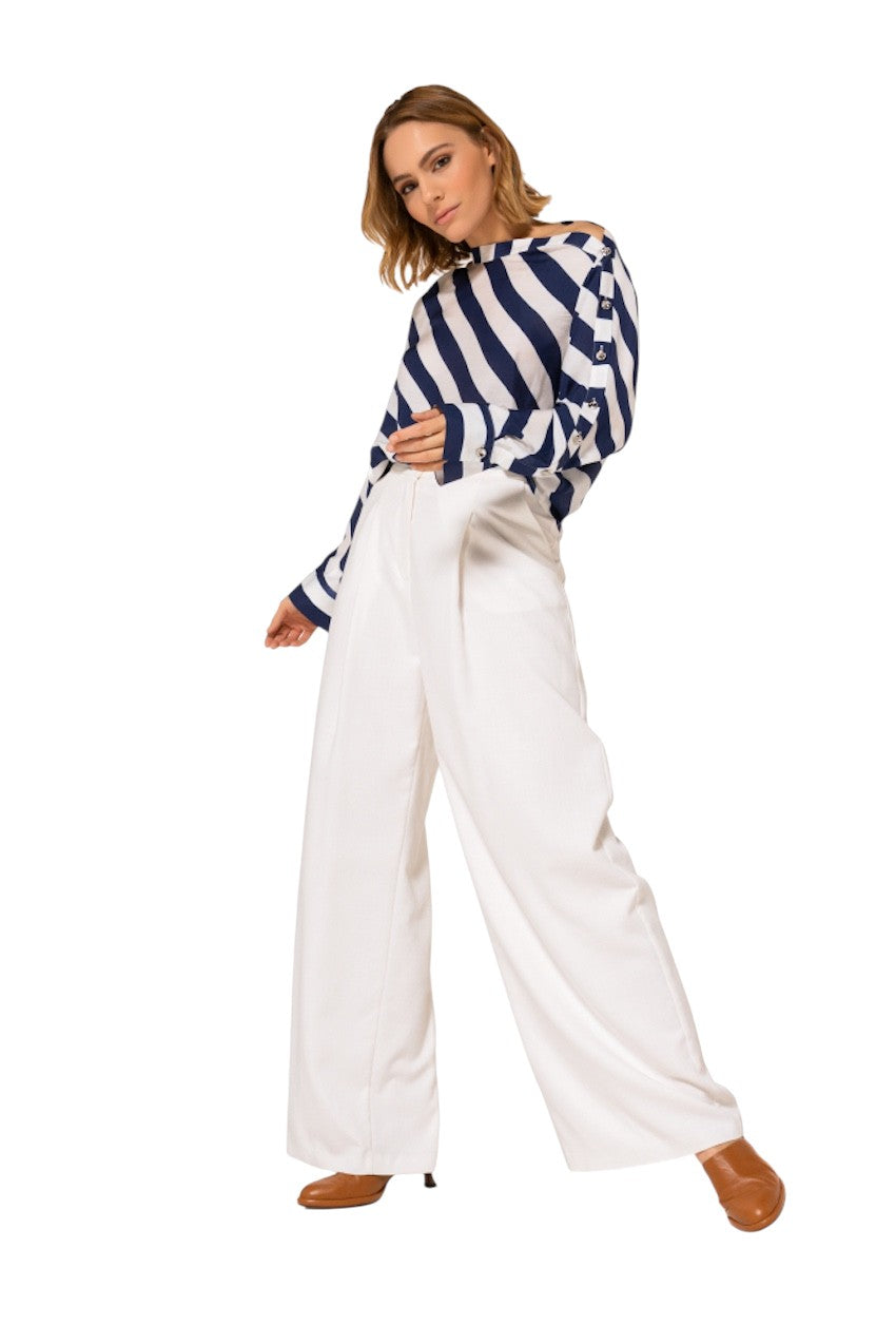 Caroline Biss blouse dames marine 1635/29