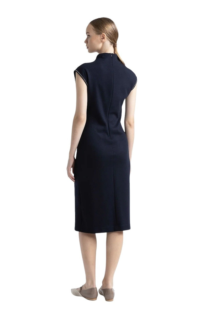 Peserico Dress ladies dark blue