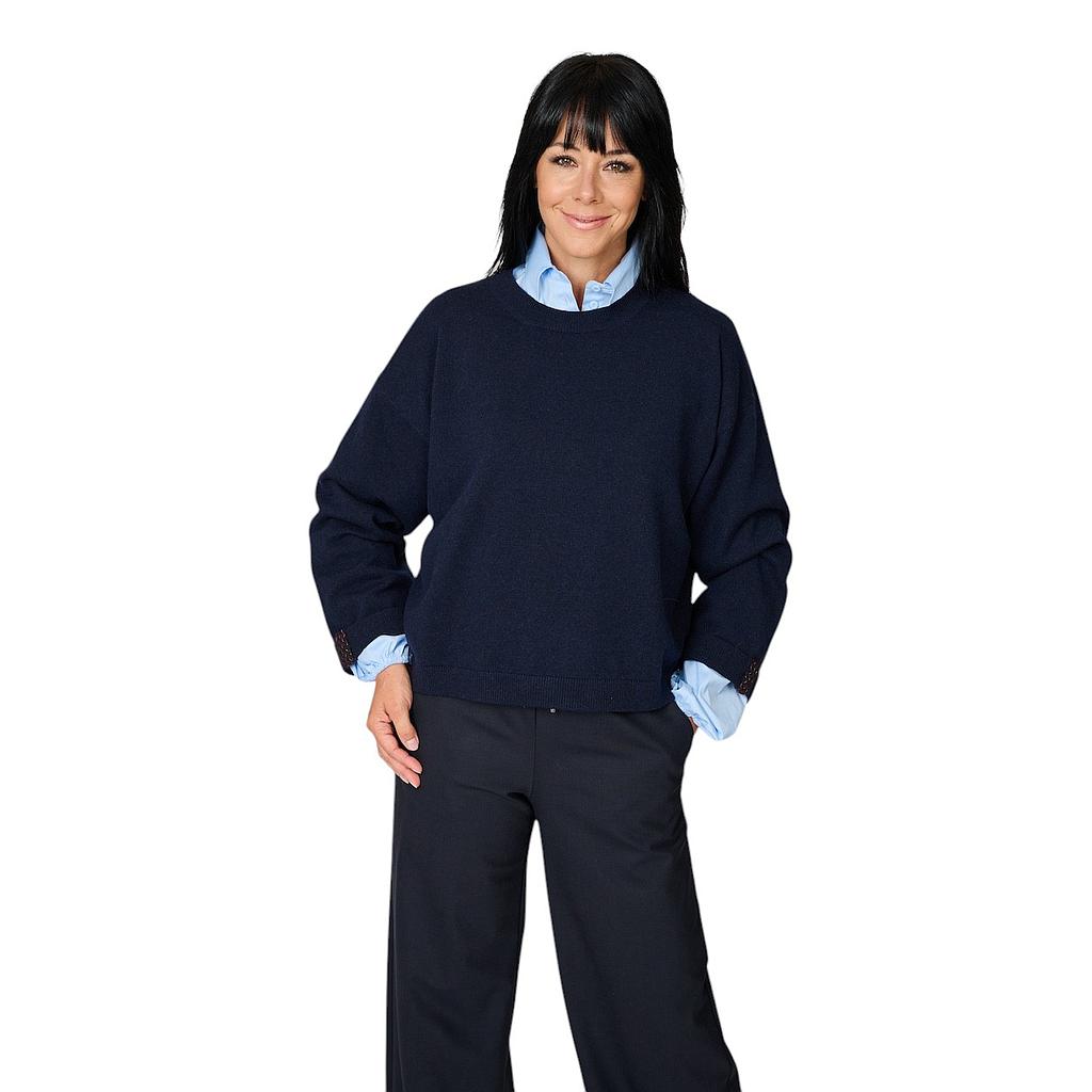 panicale-Kaschmirpullover-Damen-blau