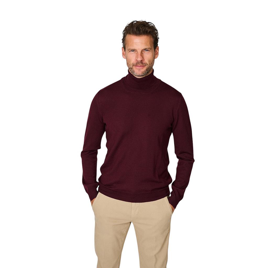 Gran-Sasso-Herren-Pullover-Rollkragen-Herren-Bordeaux-1