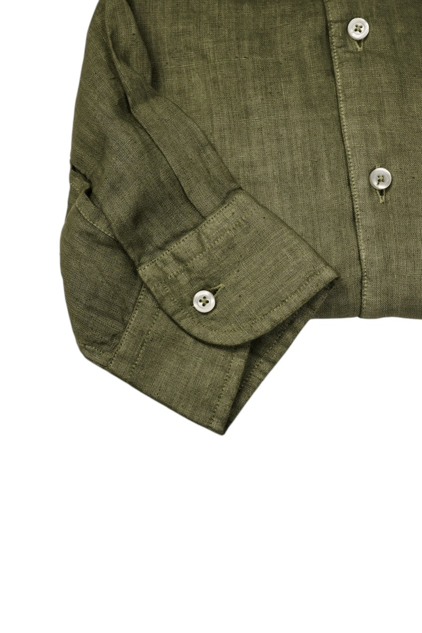 Gran Sasso Men hemd lange mouwen heren khaki 61183/50002 810