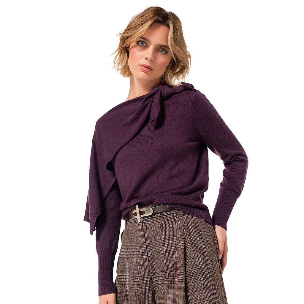 Caroline-Biss-Pullover-Damen-lila-4205-45
