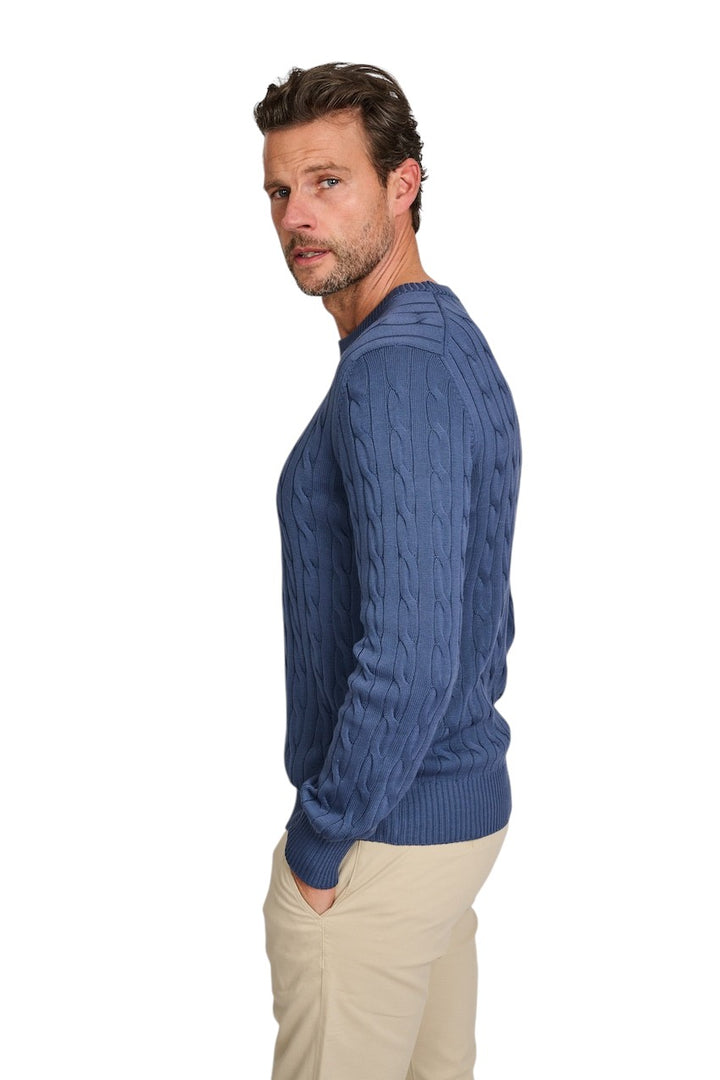 Gran Sasso Men pull trui heren blauw 23155/18173/584