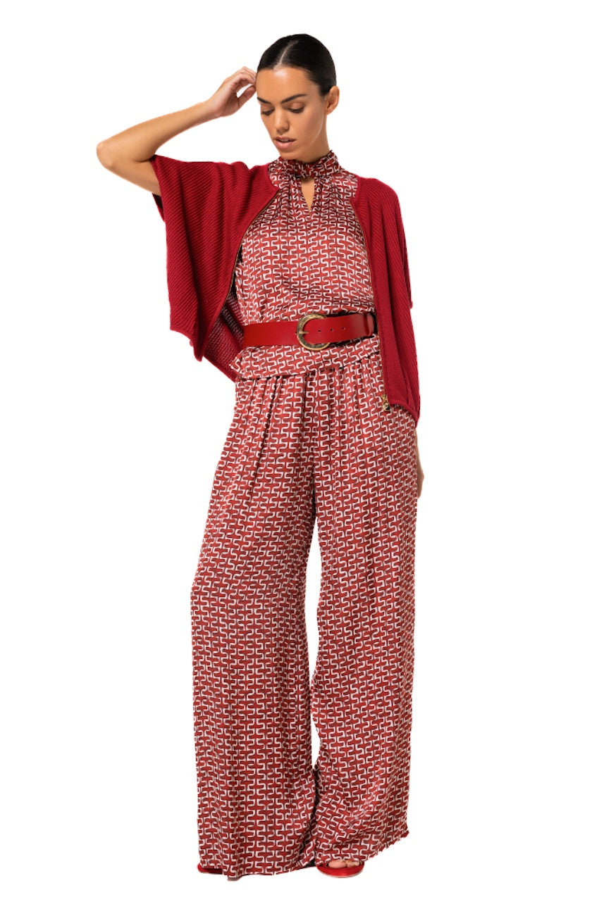 Caroline Biss broek dames bordeaux 1585/59