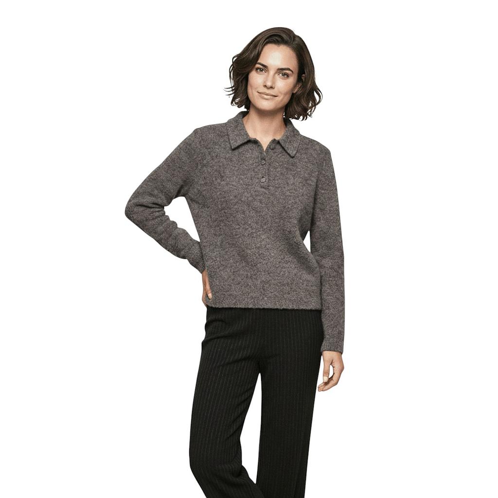 jeff-Polo-Shirt-Damen-grau-Olson