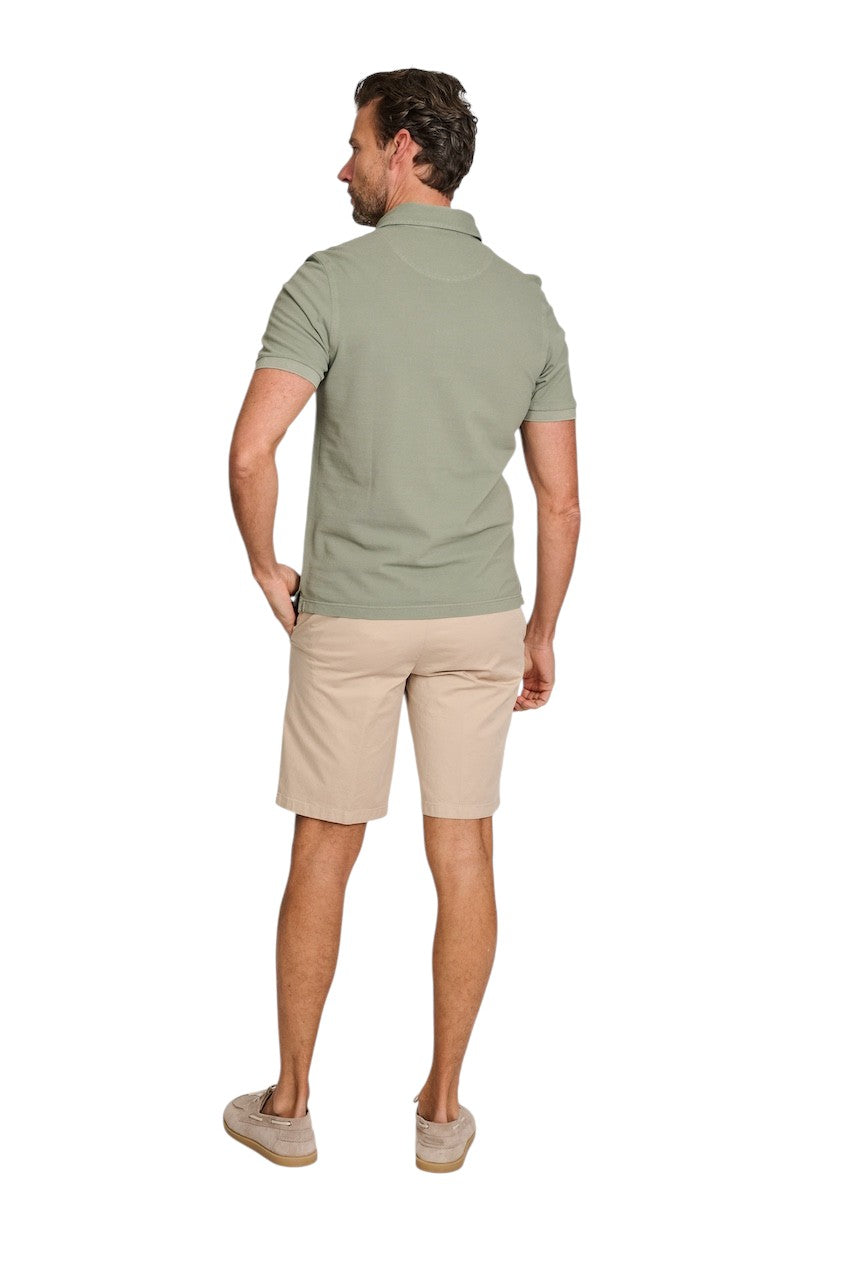 Gran Sasso Men polo shirt heren groen 60187/79048 466