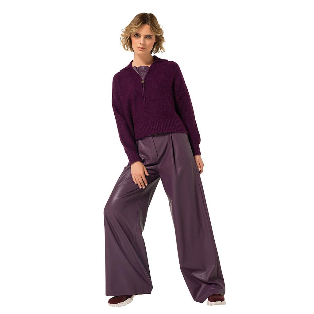 Caroline-Biss-Lederhose-Damen-lila-4573-45