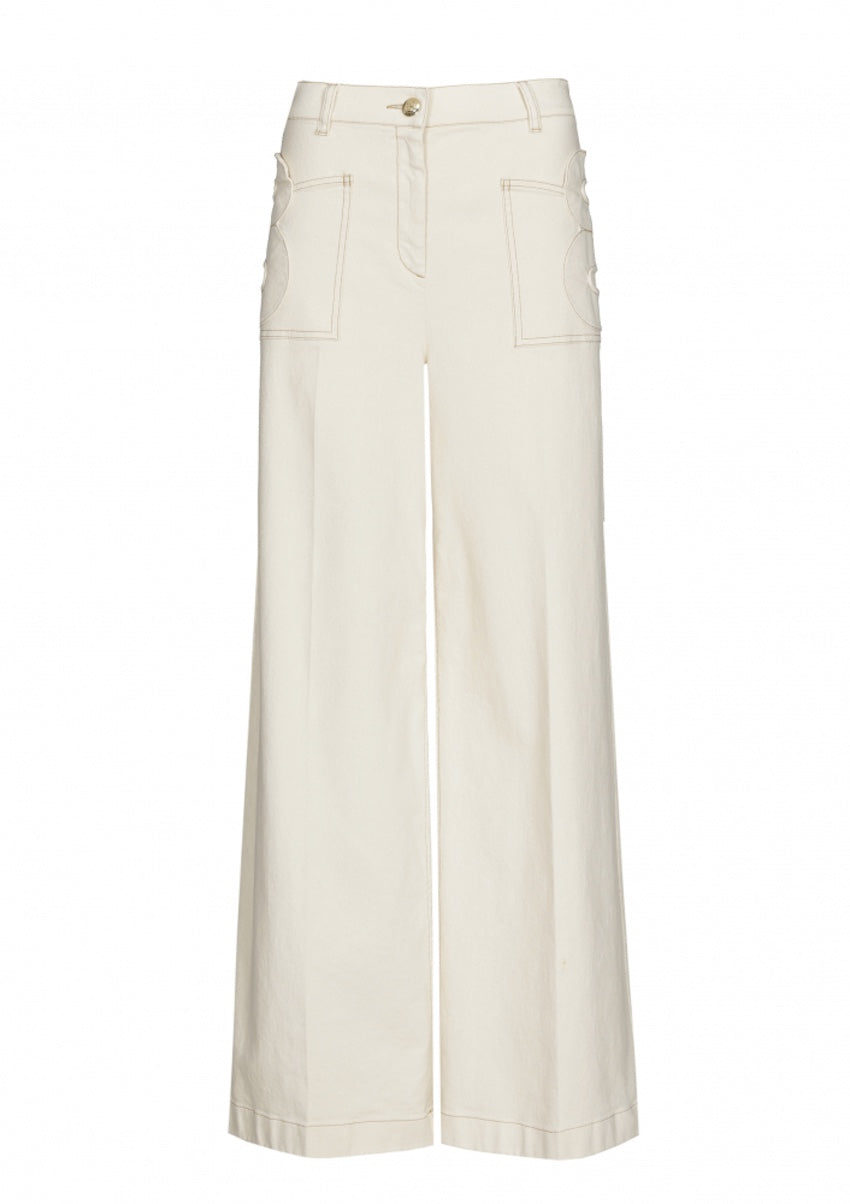 Caroline Biss broek dames cream 1534/93.