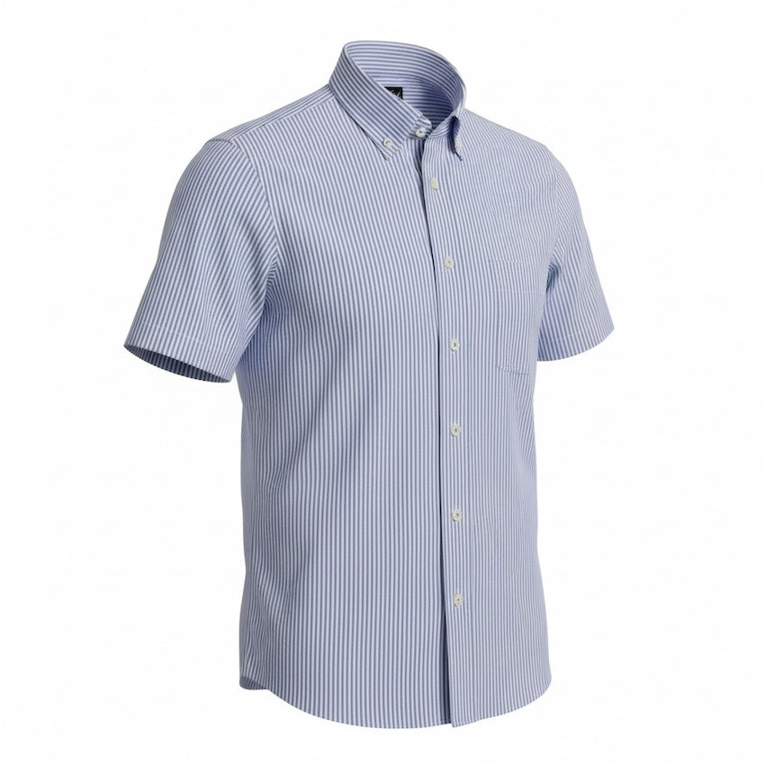 Van Laack Hommes Chemise manches courtes homme bleu Roy