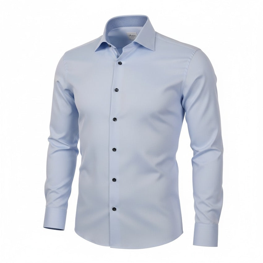 Stenstroms Hombres camisa manga larga azul claro hombre Regular
