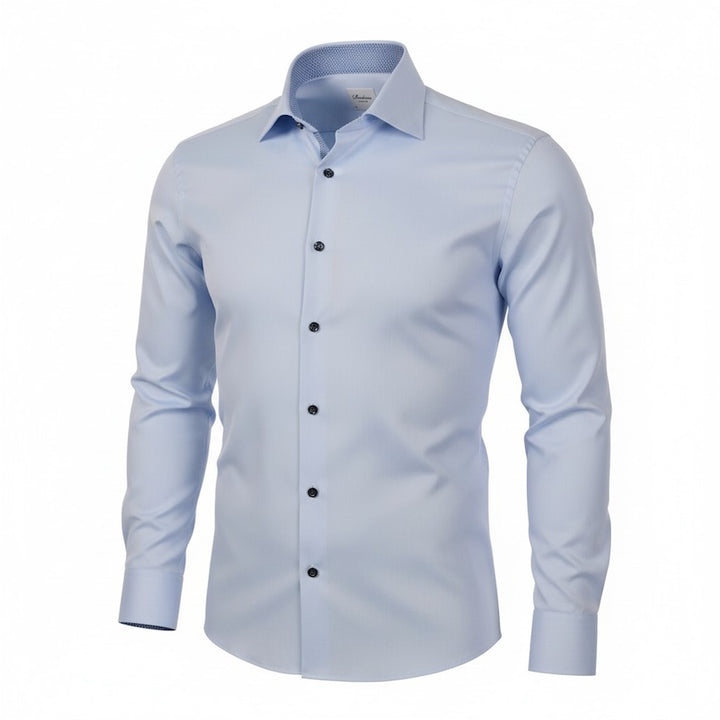 Stenstroms Hombres camisa manga larga azul claro hombre Regular