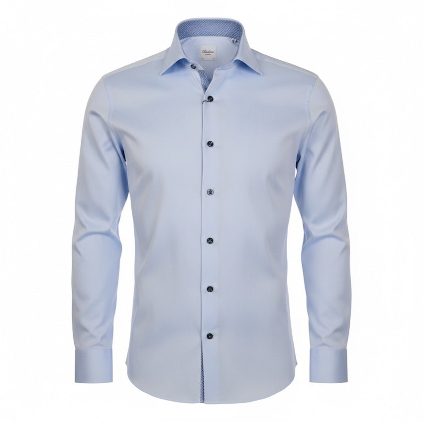 Stenstroms Hombres camisa manga larga azul claro hombre Regular