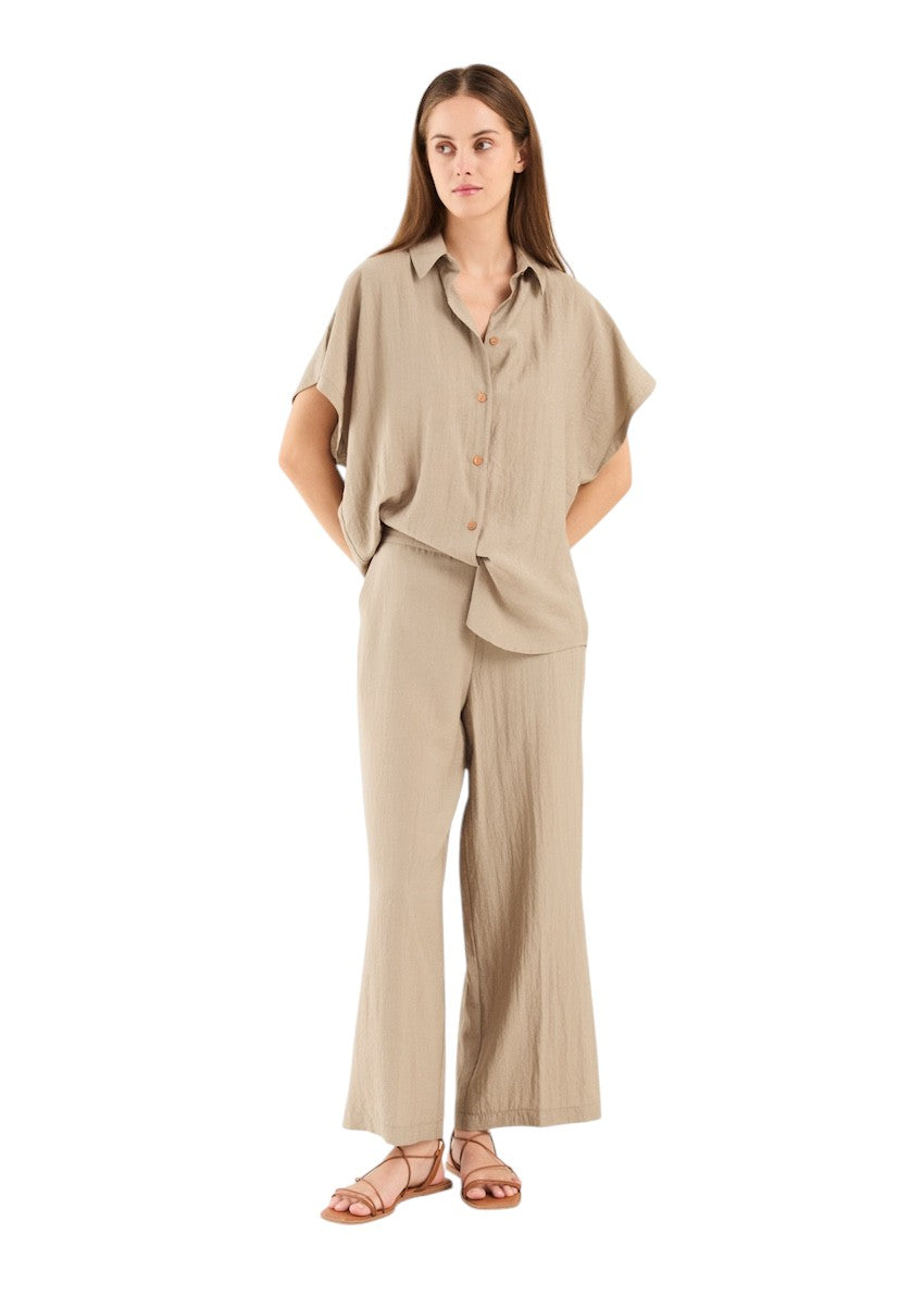 Anneclaire broek dames taupe D1701 1772 373