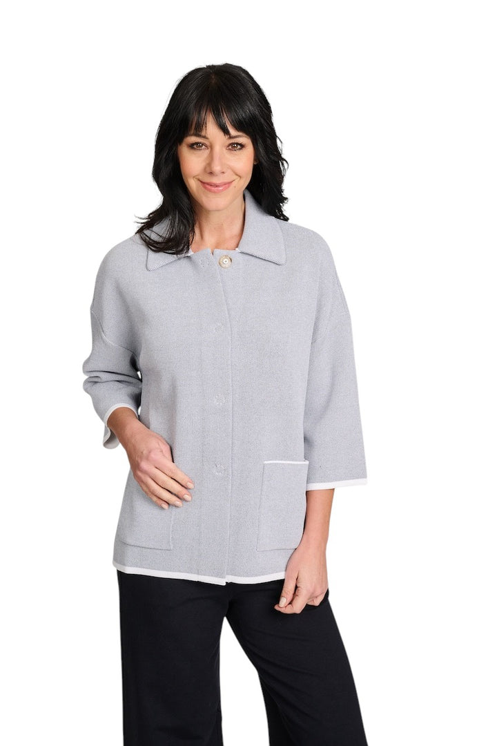 Anneclaire gilet dames grijs D1670 1769 242