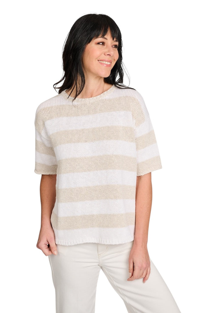 Anneclaire pull trui dames zand D1616 1612 271