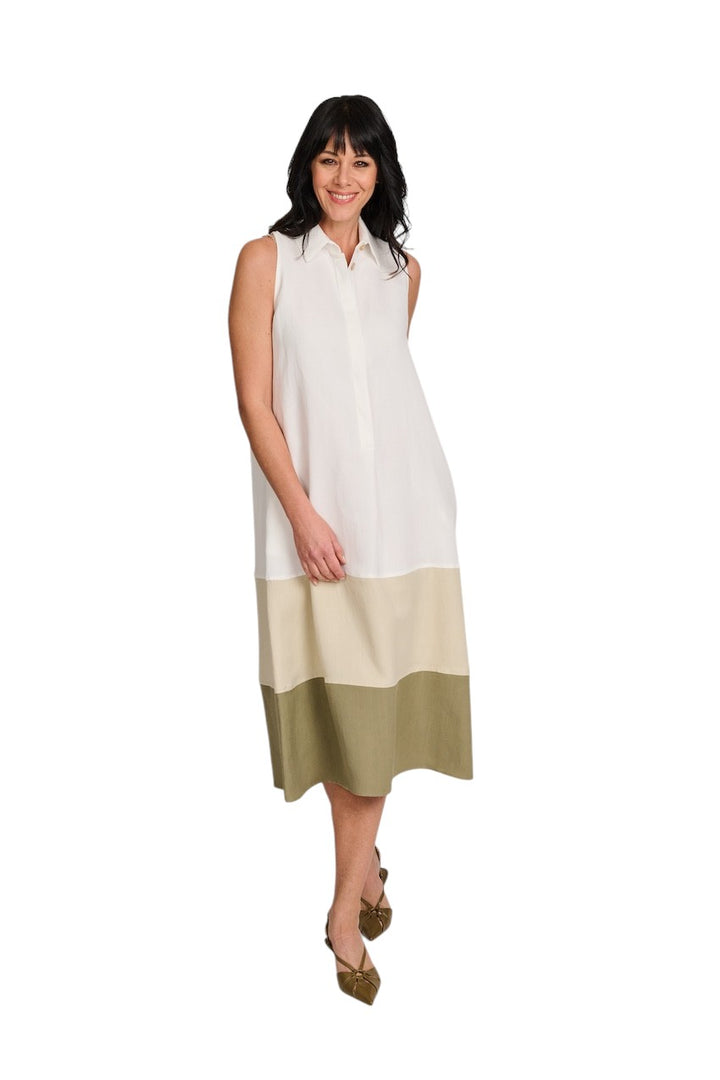 Antonelli kleedje dames wit Q6558 4096 013