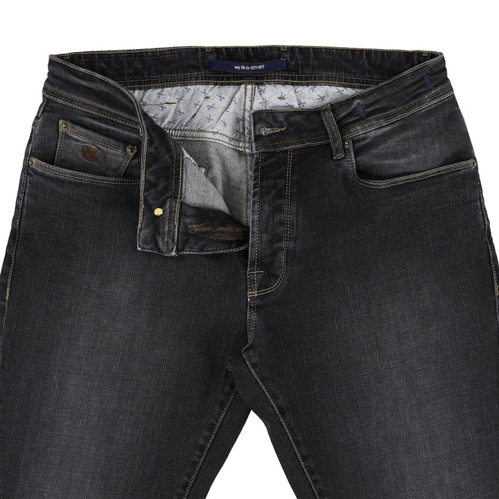 Atelier Noterman jeans heren zwart ATN01S-A120-2045-101