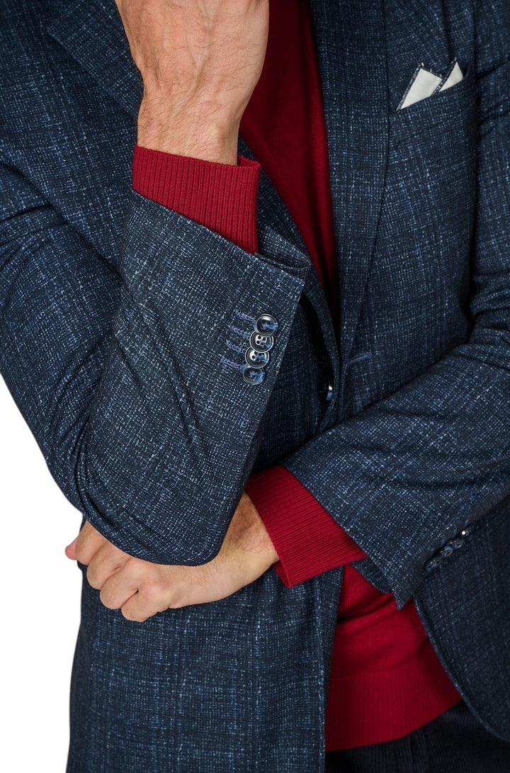 Blue Industry vest men navy