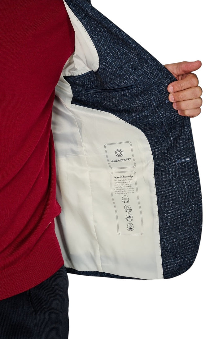 Blue Industry vest men navy