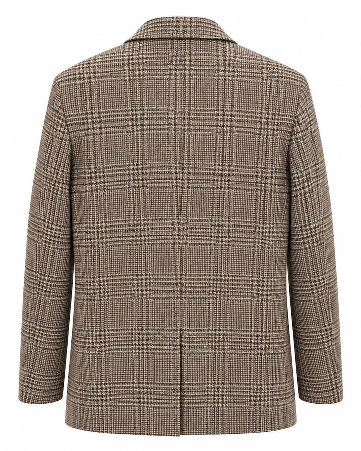 CC Collection Corneliani herenblazer bruin, achteraanzicht product