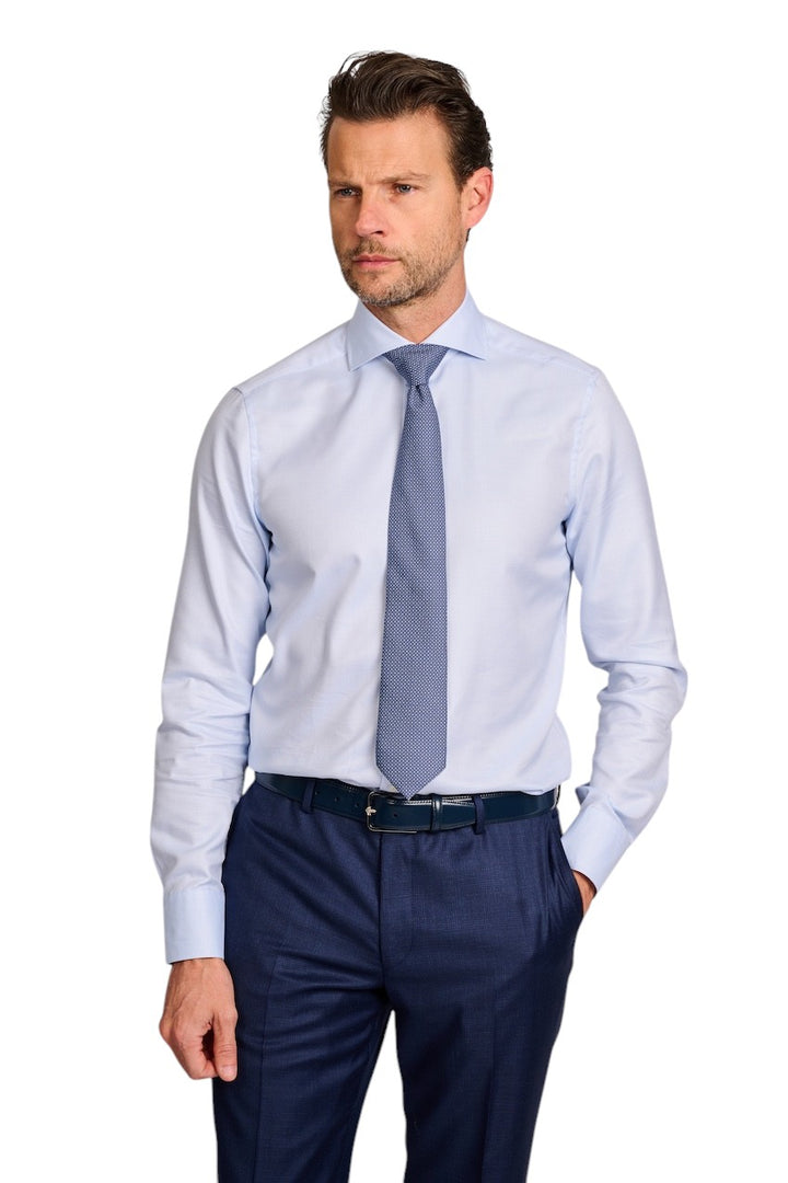 Corneliani cravate bleu foncé pour hommes