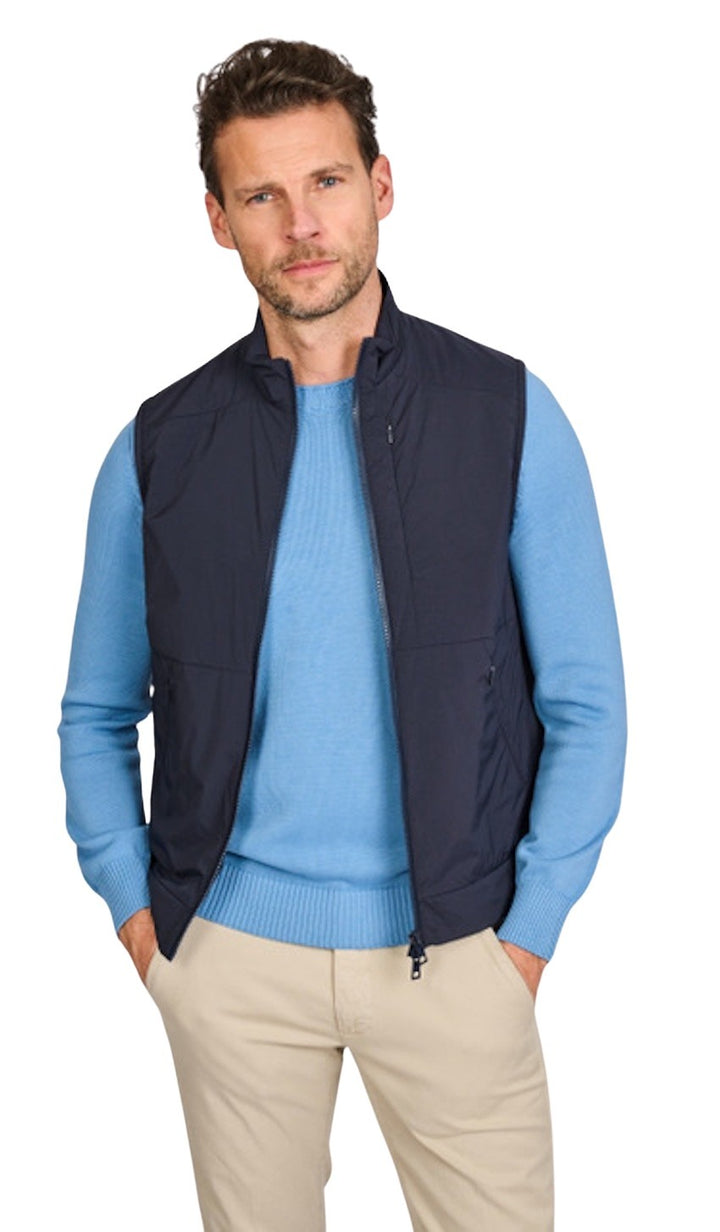 Duno Uomo bodywarmer heren donker blauw Arlo-Mirto 861