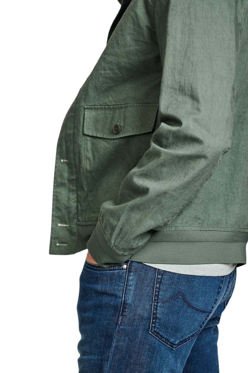 Duno Uomo parka heren groen ALCAMO 326