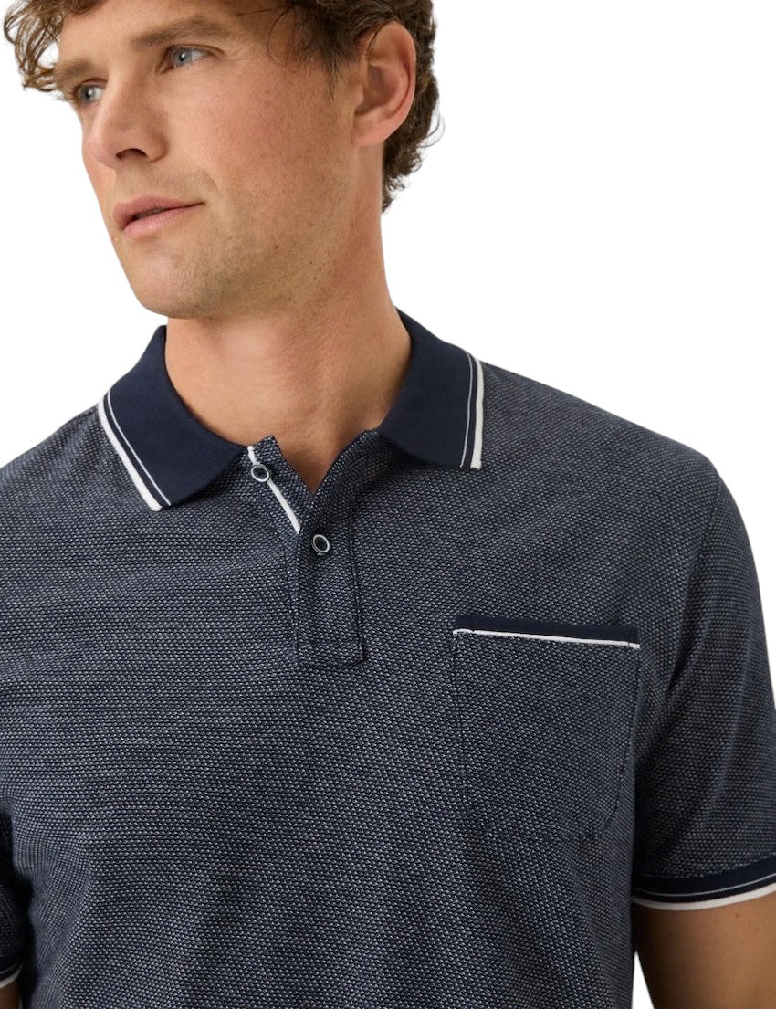 Brax Hommes polo manches courtes Patrick marine pour hommes