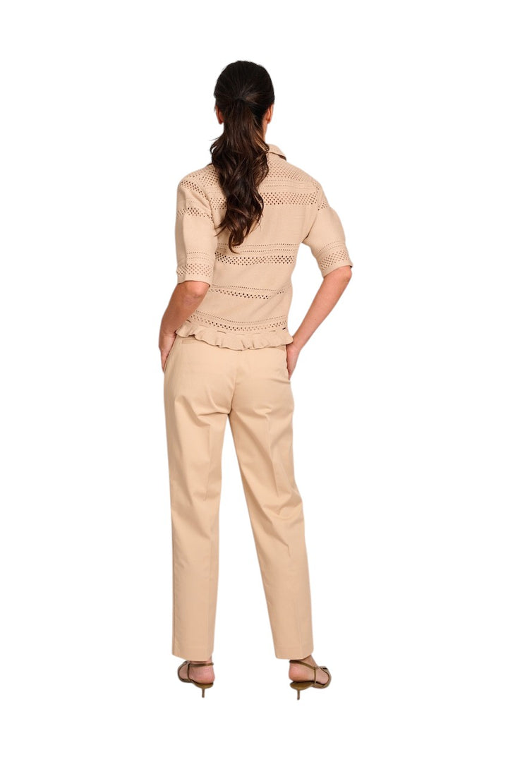 Fabiana Filippi gilet dames beige MAD275F492 D290 1261