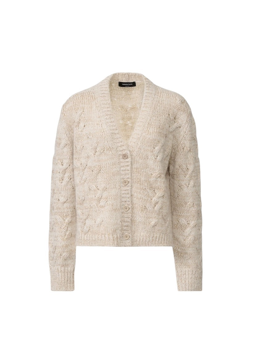 Fabiana Filippi gilet dames goud MAD226F449M4170167