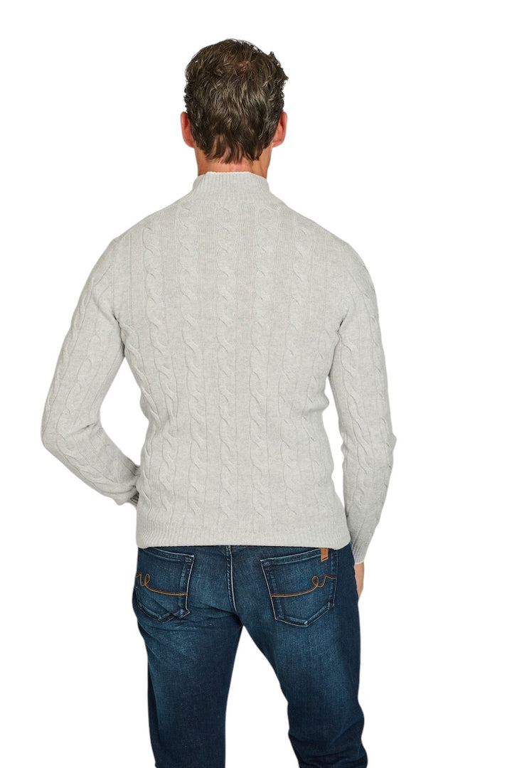 Gran Sasso Men pull trui heren licht grijs 23151 19672 044