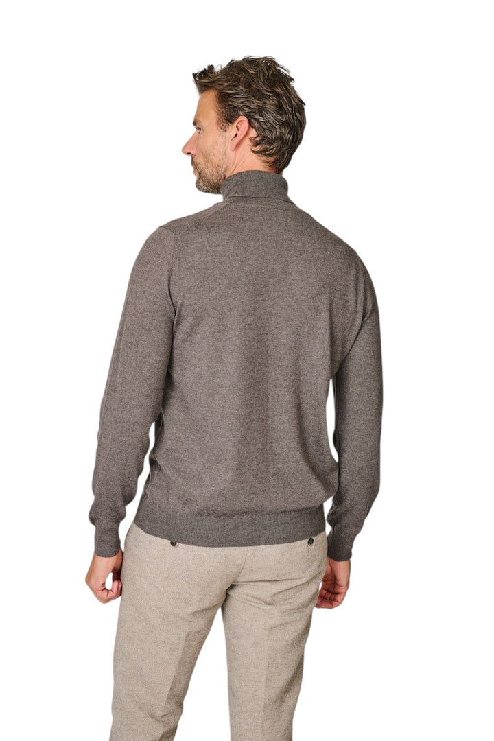 Gran Sasso Men pullover roll neck men's brown