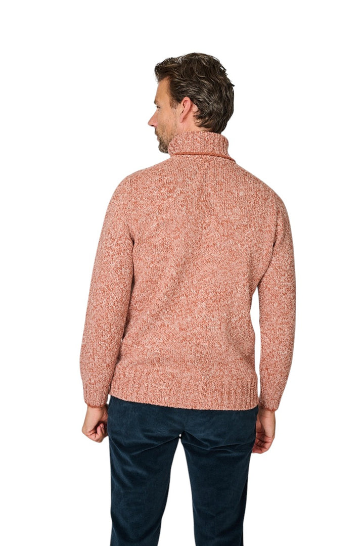 Gran Sasso Men pullover roll neck men's rust