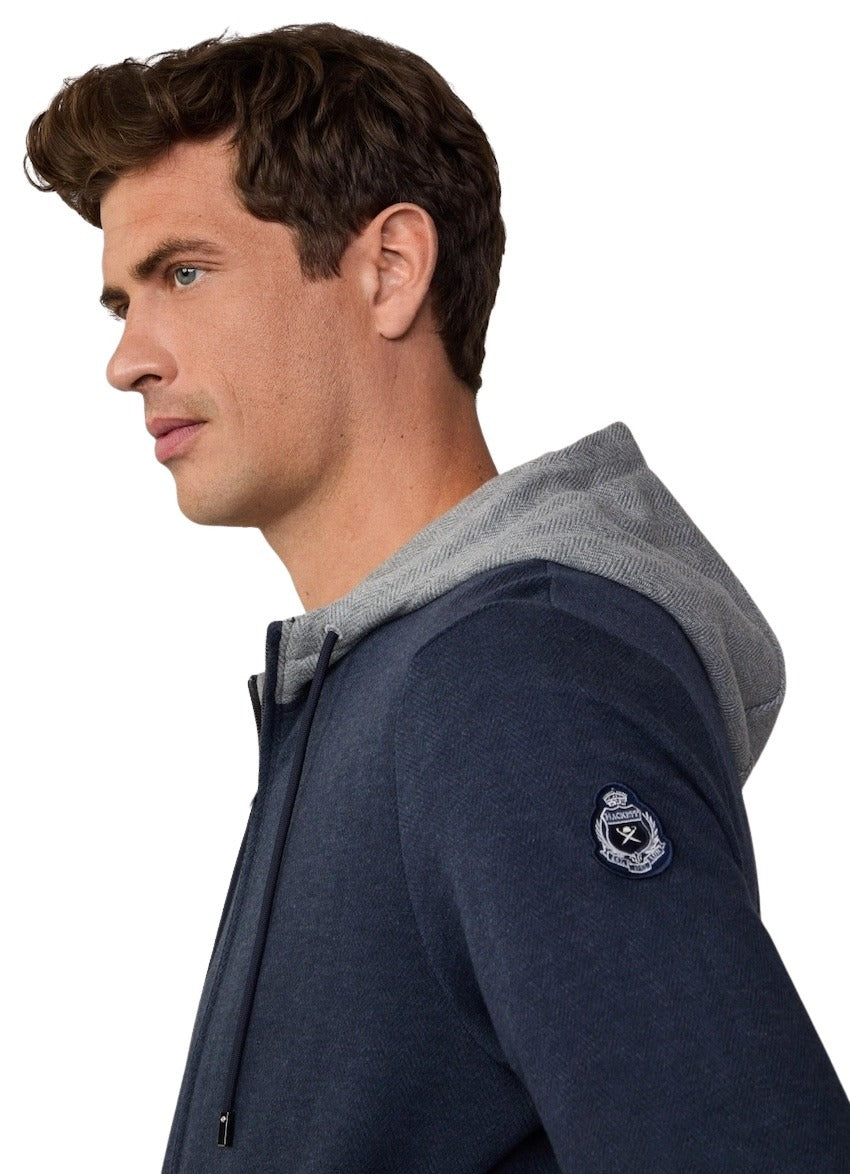 Hackett London sweater heren donker blauw