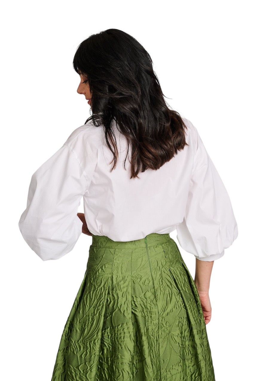 Hemisphere blouse zonder mouwen dames wit 261AMAL-32 100