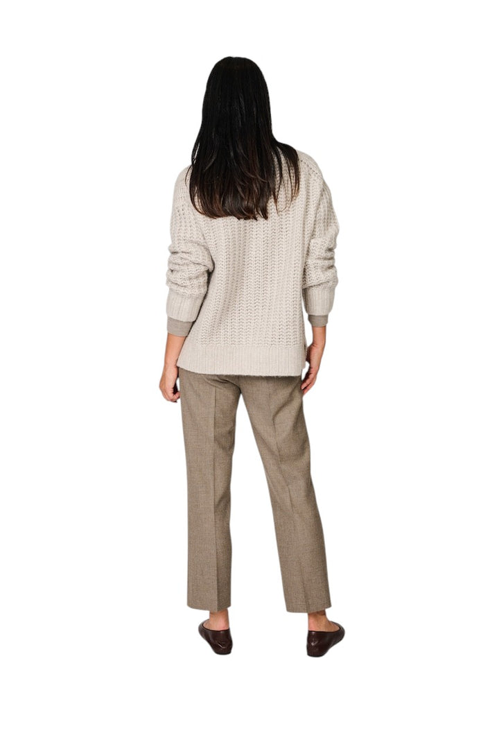 Hemisphere gilet dames taupe 262C513-17 8289