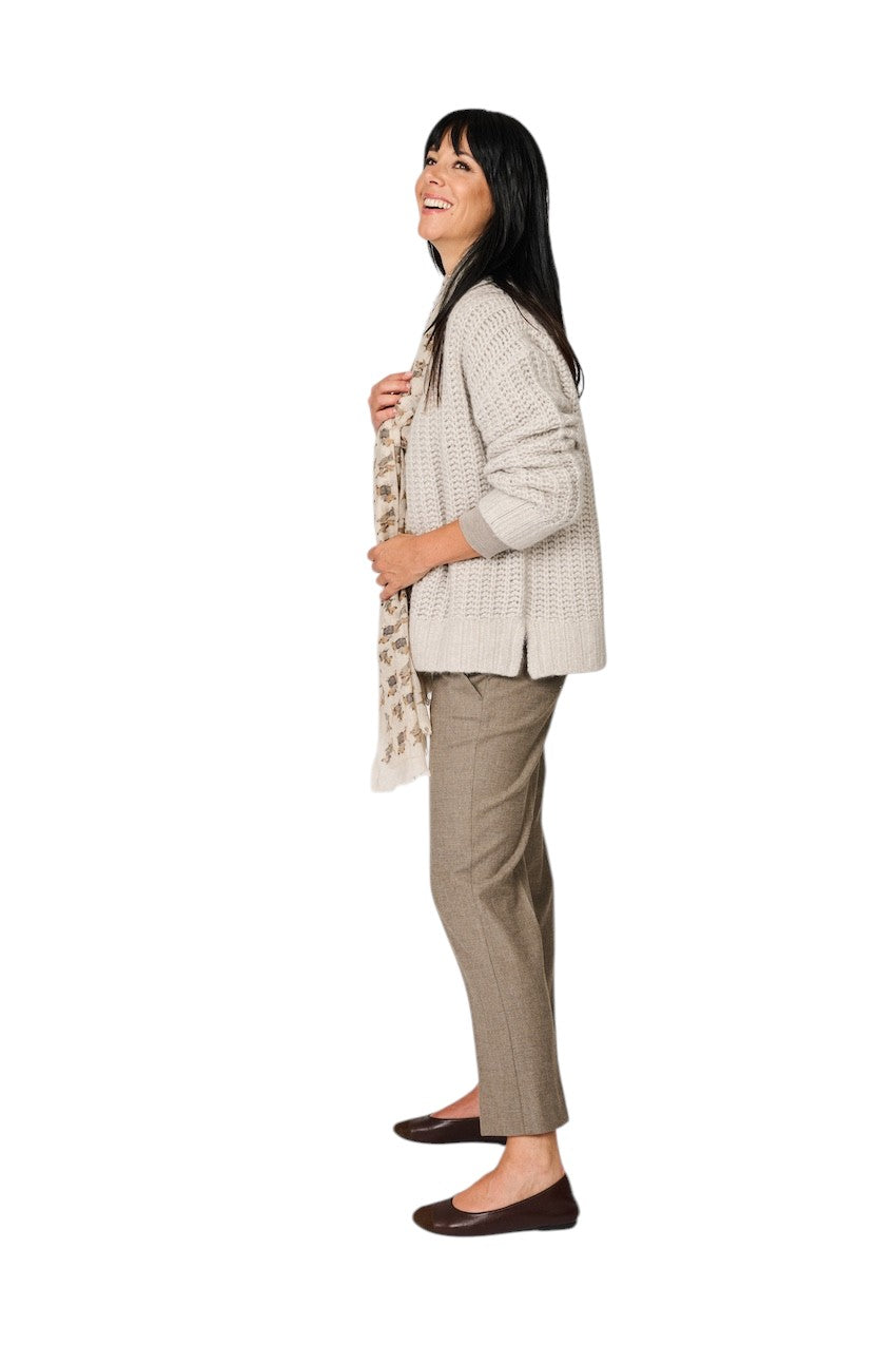 Hemisphere gilet dames taupe 262C513-17 8289