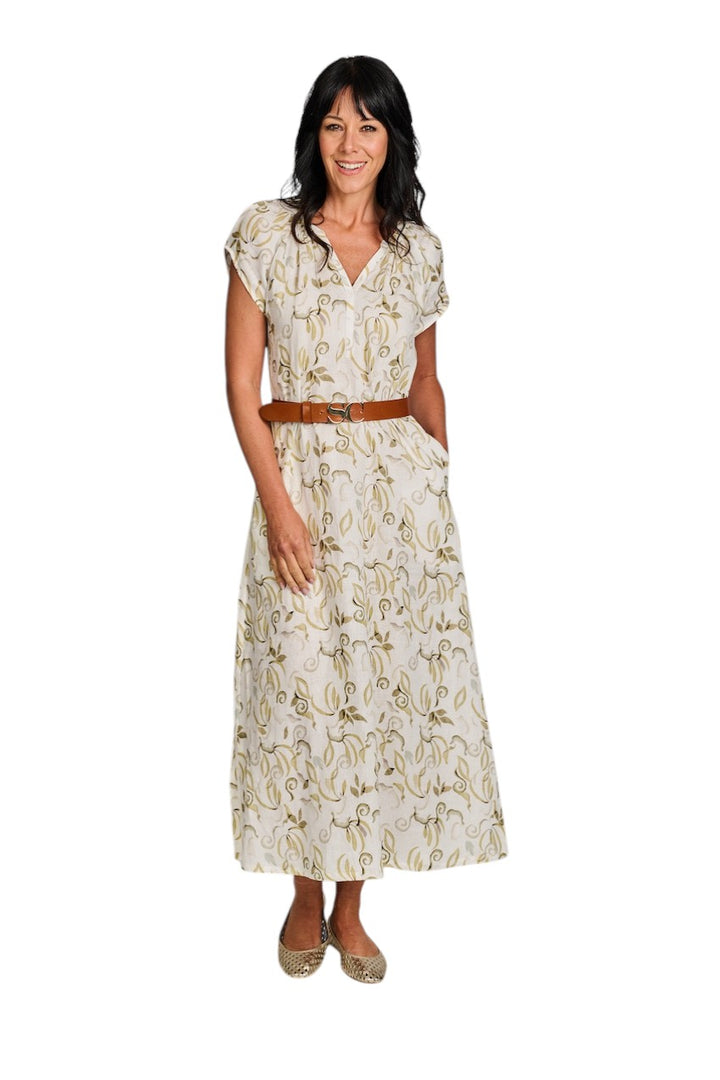 Hemisphere kleedje dames khaki 26101RESY-P LP11